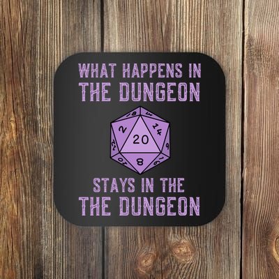 Funny RPG D20 Dungeon Game Gift Coaster