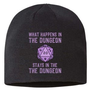 Funny RPG D20 Dungeon Game Gift Sustainable Beanie