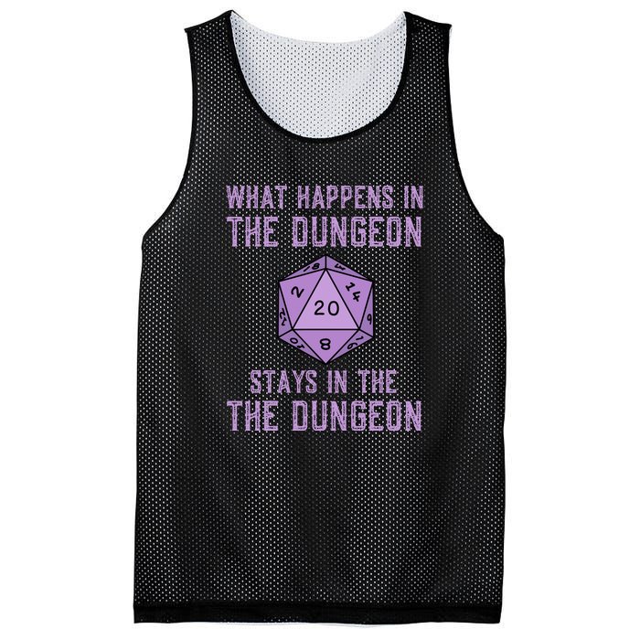 Funny RPG D20 Dungeon Game Gift Mesh Reversible Basketball Jersey Tank