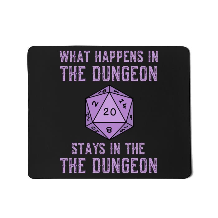 Funny RPG D20 Dungeon Game Gift Mousepad