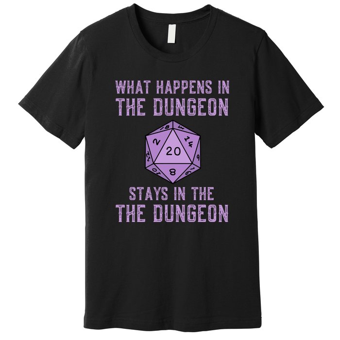 Funny RPG D20 Dungeon Game Gift Premium T-Shirt