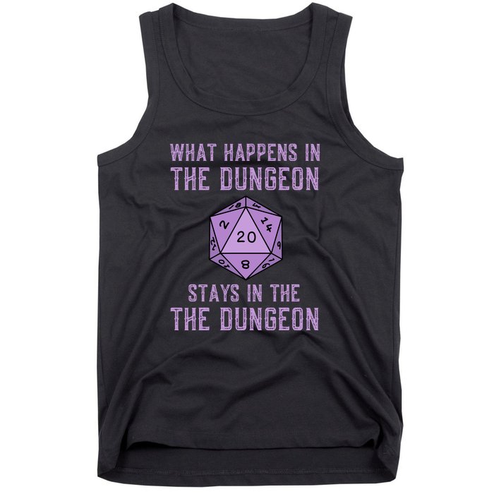 Funny RPG D20 Dungeon Game Gift Tank Top