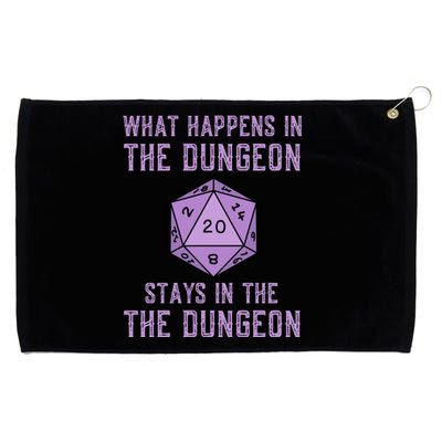 Funny RPG D20 Dungeon Game Gift Grommeted Golf Towel