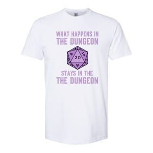 Funny RPG D20 Dungeon Game Gift Softstyle CVC T-Shirt