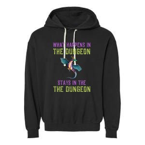 Funny RPG D20 Dungeon Game Gift Garment-Dyed Fleece Hoodie