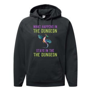 Funny RPG D20 Dungeon Game Gift Performance Fleece Hoodie