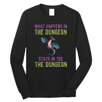 Funny RPG D20 Dungeon Game Gift Long Sleeve Shirt