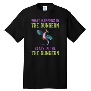 Funny RPG D20 Dungeon Game Gift Tall T-Shirt