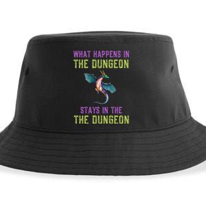 Funny RPG D20 Dungeon Game Gift Sustainable Bucket Hat