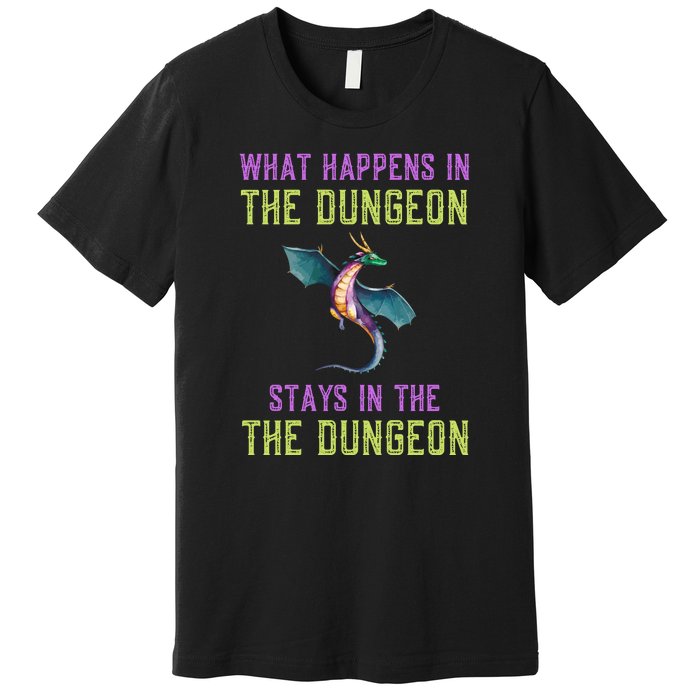 Funny RPG D20 Dungeon Game Gift Premium T-Shirt