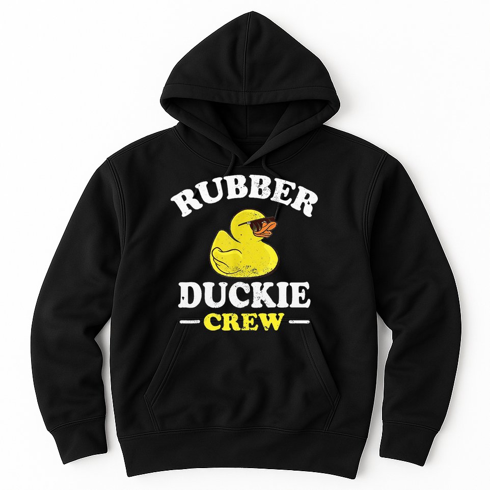 Funny Rubber Duck Yellow Duckie Crew Bath Ducks Duckling Toy Hoodie