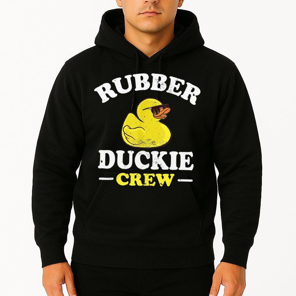 Funny Rubber Duck Yellow Duckie Crew Bath Ducks Duckling Toy Hoodie