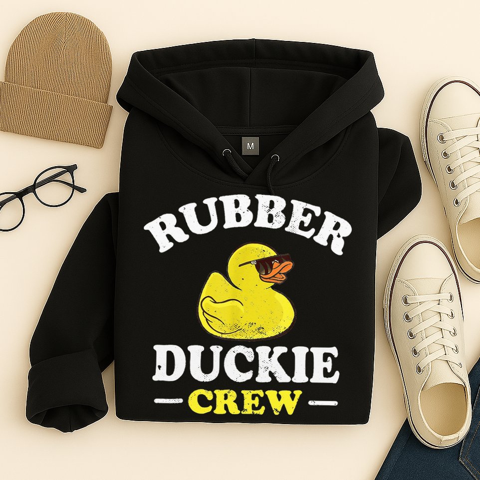 Funny Rubber Duck Yellow Duckie Crew Bath Ducks Duckling Toy Hoodie