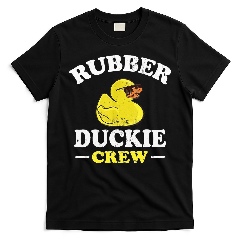 Funny Rubber Duck Yellow Duckie Crew Bath Ducks Duckling Toy T-Shirt