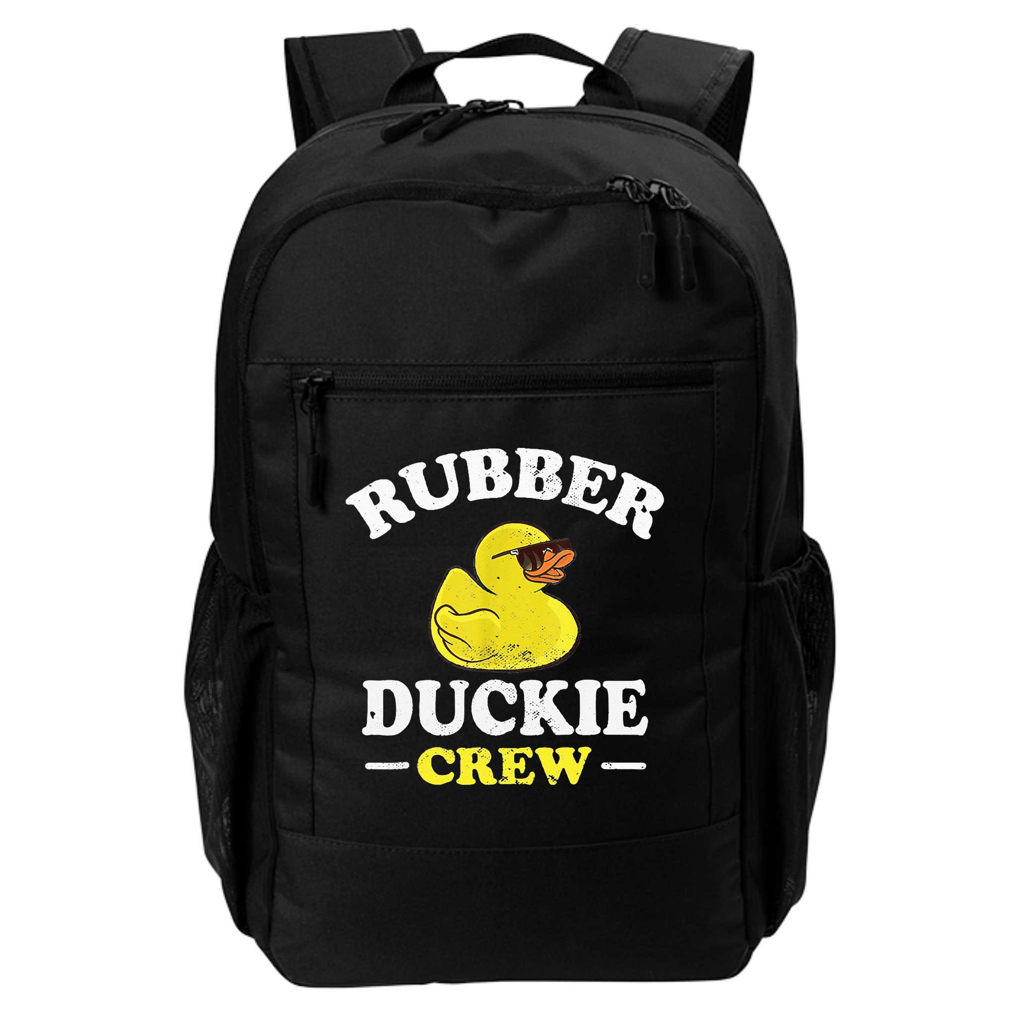 Funny Rubber Duck Yellow Duckie Crew Bath Ducks Duckling Toy Backpack