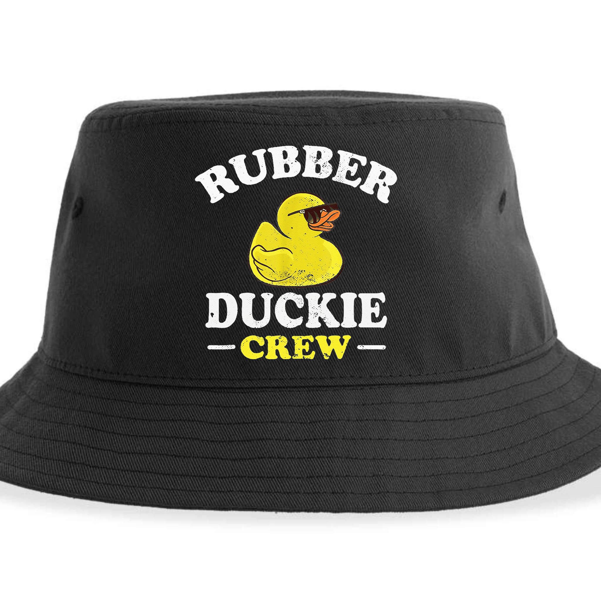 Funny Rubber Duck Yellow Duckie Crew Bath Ducks Duckling Toy Sustainable Bucket Hat