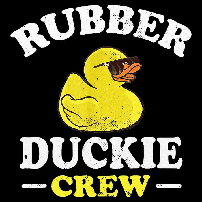 Funny Rubber Duck Yellow Duckie Crew Bath Ducks Duckling Toy Drawstring Bag