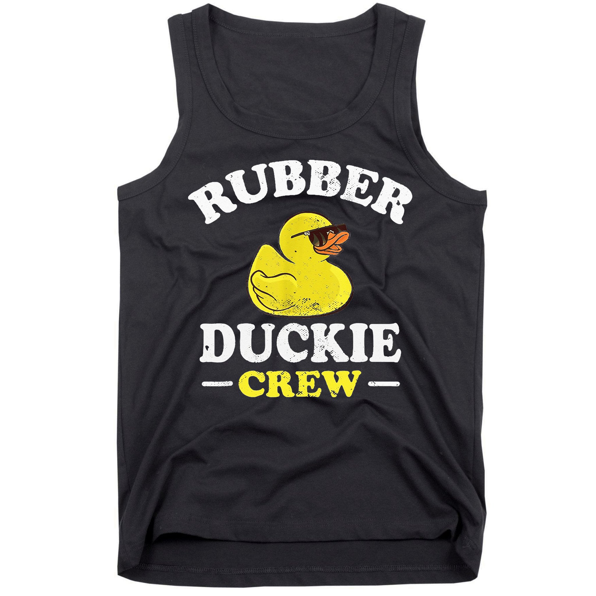Funny Rubber Duck Yellow Duckie Crew Bath Ducks Duckling Toy Tank Top