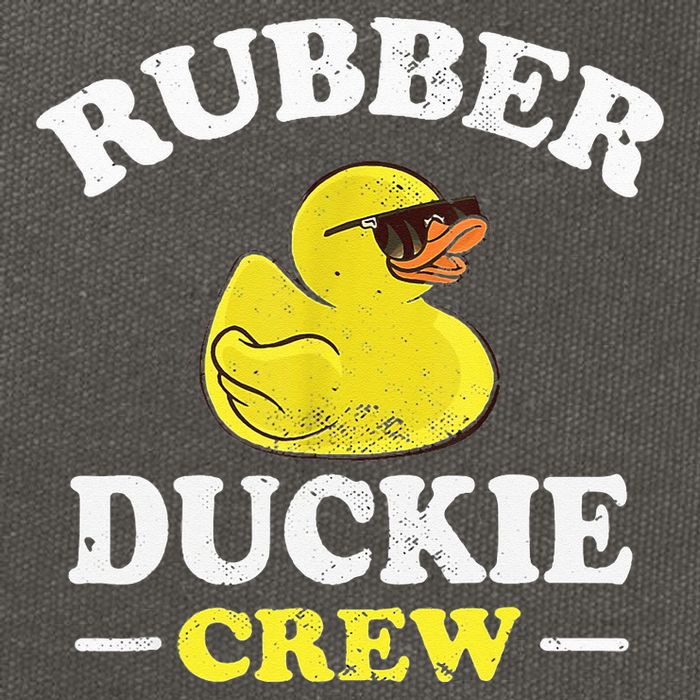Funny Rubber Duck Yellow Duckie Crew Bath Ducks Duckling Toy Cotton Canvas Backpack