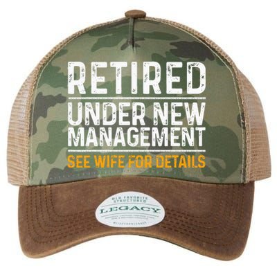 Funny Retirement Design Men Dad Retiring Party Humor Lovers Legacy Tie Dye Trucker Hat