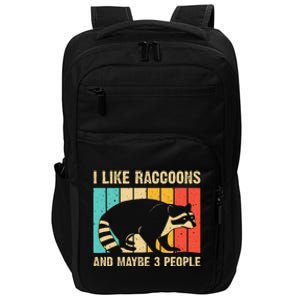 Funny Raccoon Design For Women Raccoon Lover Impact Tech Backpack