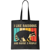 Funny Raccoon Design For Women Raccoon Lover Tote Bag