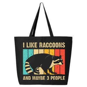 Funny Raccoon Design For Women Raccoon Lover 25L Jumbo Tote