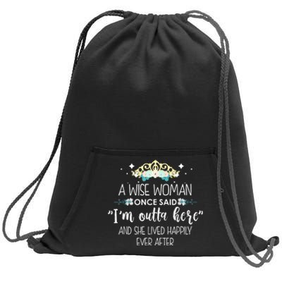 Funny Retirement Designs For Wo Girls Retiring Employee Sweatshirt Cinch Pack Bag