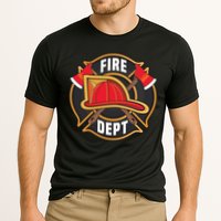 Fire Rescue Departt Firefighters Fire Ems Duty Uniform Funny Gift Cooling Performance Crew T-Shirt