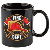 Fire Rescue Departt Firefighters Fire Ems Duty Uniform Funny Gift 11oz C Handle Ceramic Mug