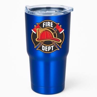 Fire Rescue Departt Firefighters Fire Ems Duty Uniform Funny Gift Tumbler