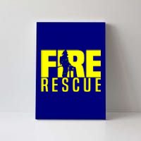 Fire Rescue Departt Firefighters Fire Uniform Duty Gift Canvas