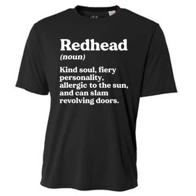 Funny Redhead Definition Ginger Red Hair MC1R Gene Cooling Performance Crew T-Shirt