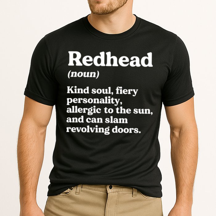 Funny Redhead Definition Ginger Red Hair MC1R Gene Performance Shirt