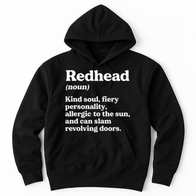 Funny Redhead Definition Ginger Red Hair MC1R Gene Hoodie