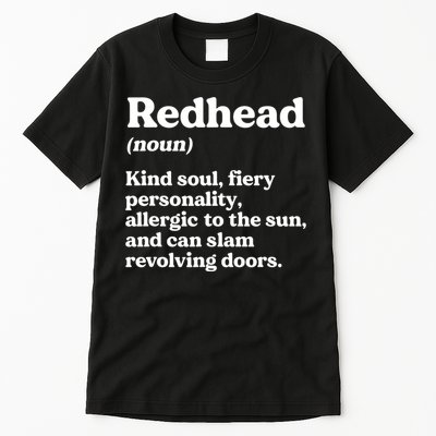 Funny Redhead Definition Ginger Red Hair MC1R Gene Tall T-Shirt
