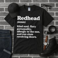Funny Redhead Definition Ginger Red Hair MC1R Gene Tall T-Shirt