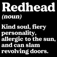 Funny Redhead Definition Ginger Red Hair MC1R Gene Drawstring Bag