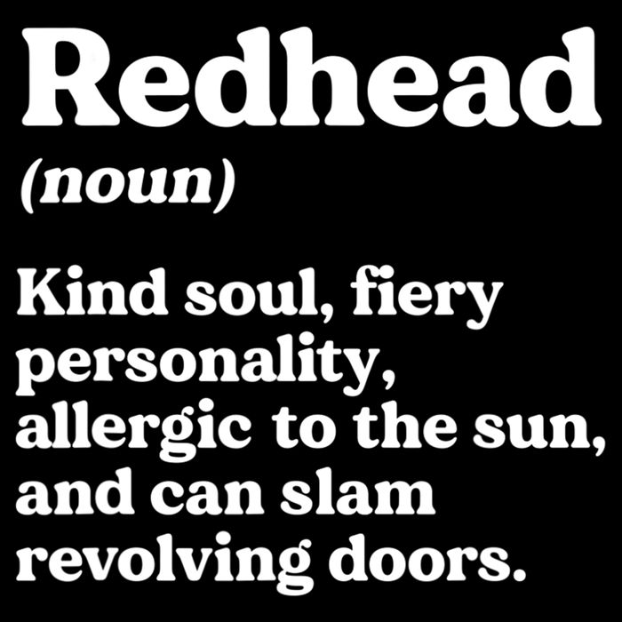 Funny Redhead Definition Ginger Red Hair MC1R Gene Drawstring Bag