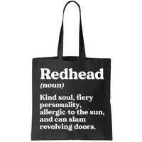 Funny Redhead Definition Ginger Red Hair MC1R Gene Bag