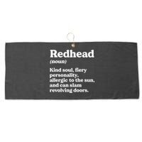 Funny Redhead Definition Ginger Red Hair MC1R Gene Large Microfiber Waffle Golf Towel