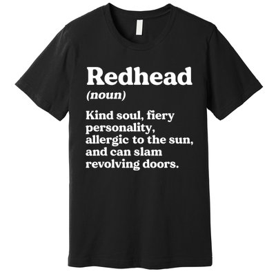 Funny Redhead Definition Ginger Red Hair MC1R Gene Premium T-Shirt