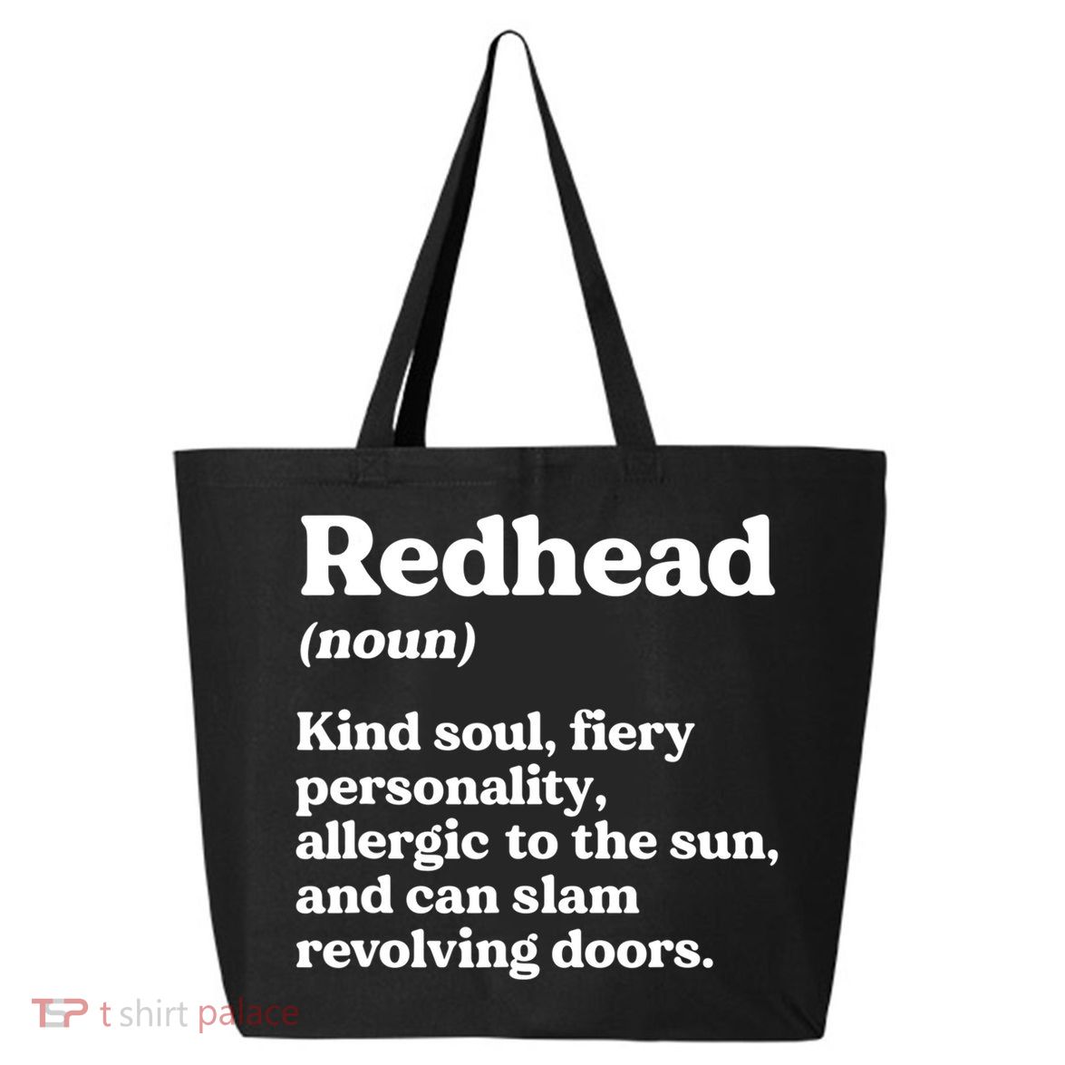 Funny Redhead Definition Ginger Red Hair MC1R Gene 25L Jumbo Tote