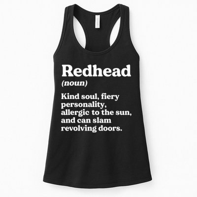 Funny Redhead Definition Ginger Red Hair MC1R Gene Womens Tank Top