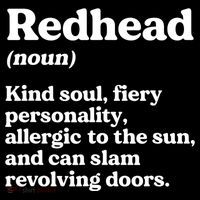 Funny Redhead Definition Ginger Red Hair MC1R Gene Pom Pom 12in Knit Beanie