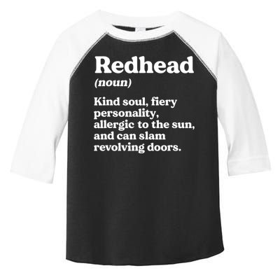 Funny Redhead Definition Ginger Red Hair MC1R Gene Toddler Fine Jersey T-Shirt