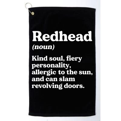 Funny Redhead Definition Ginger Red Hair MC1R Gene Golf Towel