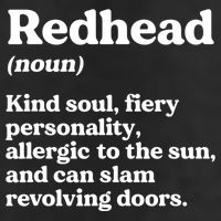 Funny Redhead Definition Ginger Red Hair MC1R Gene Golf Towel