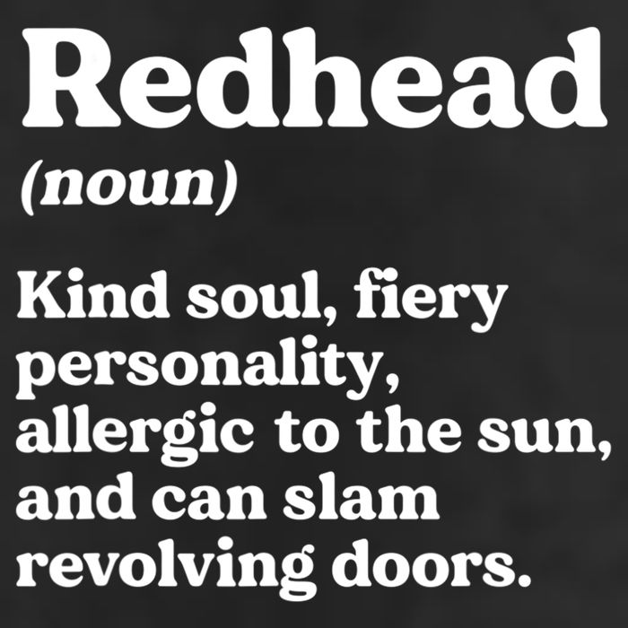 Funny Redhead Definition Ginger Red Hair MC1R Gene Golf Towel