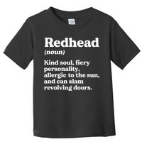 Funny Redhead Definition Ginger Red Hair MC1R Gene Toddler T-Shirt